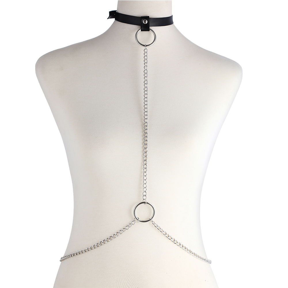 Women'S Fashion Jewellery - Sexy Körperketten-Harness, Gothic-Ketten für Frauen, Gothic-Bauchketten,