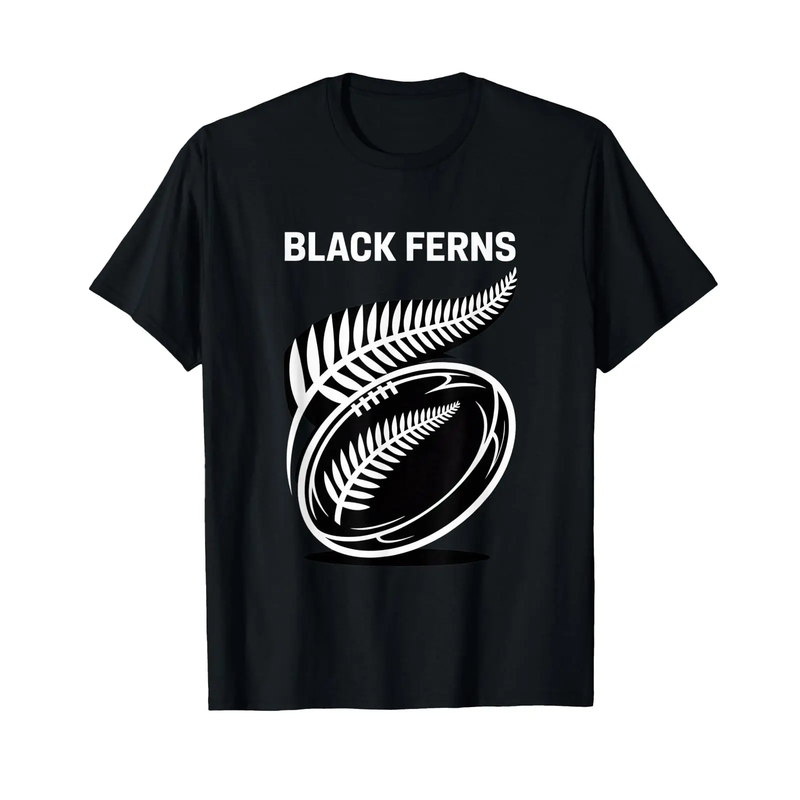 Women'S Fashion Rugby Shirt - Neuseeland Rugby Damen Black Ferns Herren-T-Shirt,