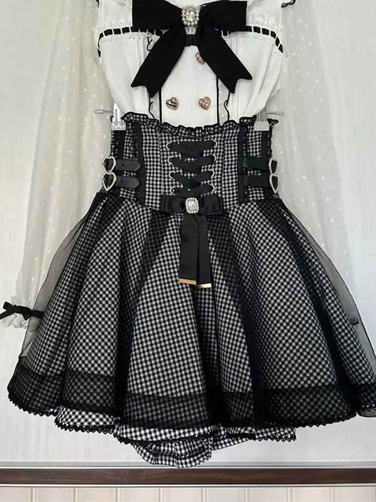 Women'S Y2K Fashion Aesthetic - Neues ästhetisches japanisches süßes 2-teiliges Set