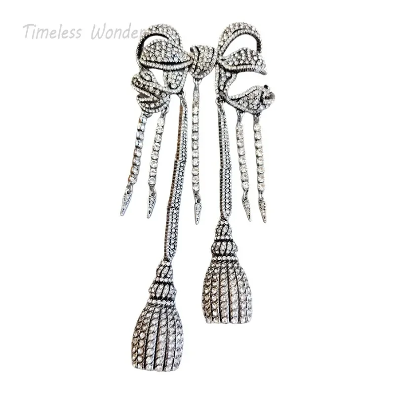 Xl Women'S Fashion - Timeless Wonder Fancy Zirkon XL Schleife