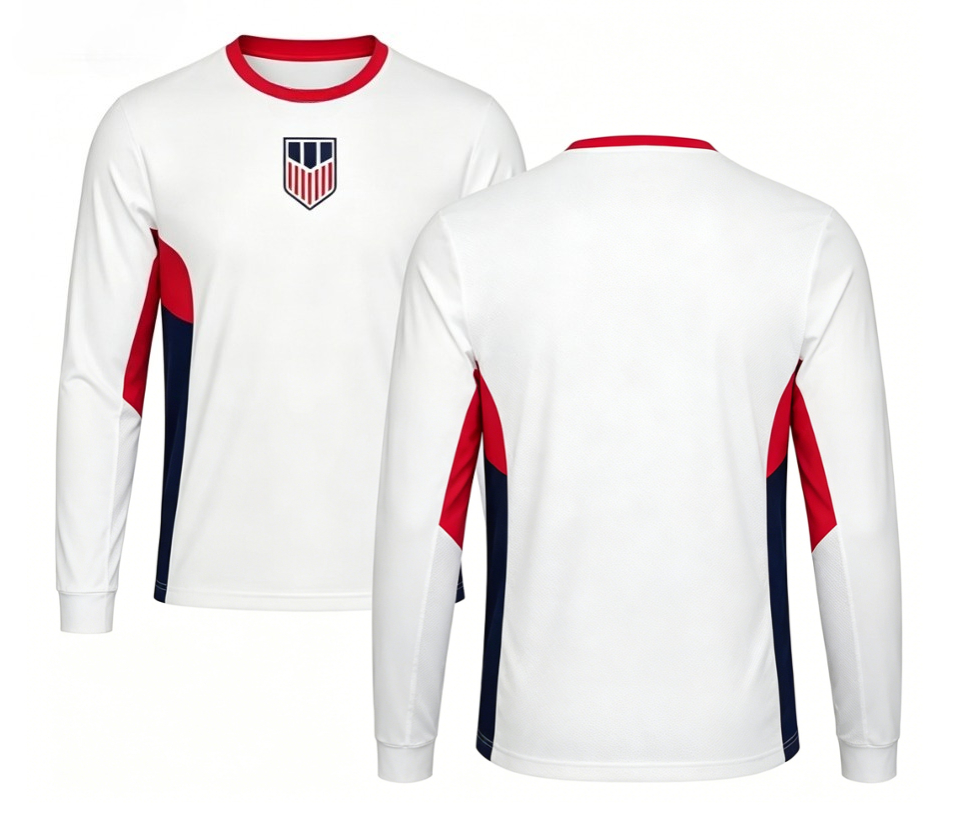 Trend Women Fashion - 2026 Amerikanisches Rundhals-Football-Shirt mit langen Ärmeln,