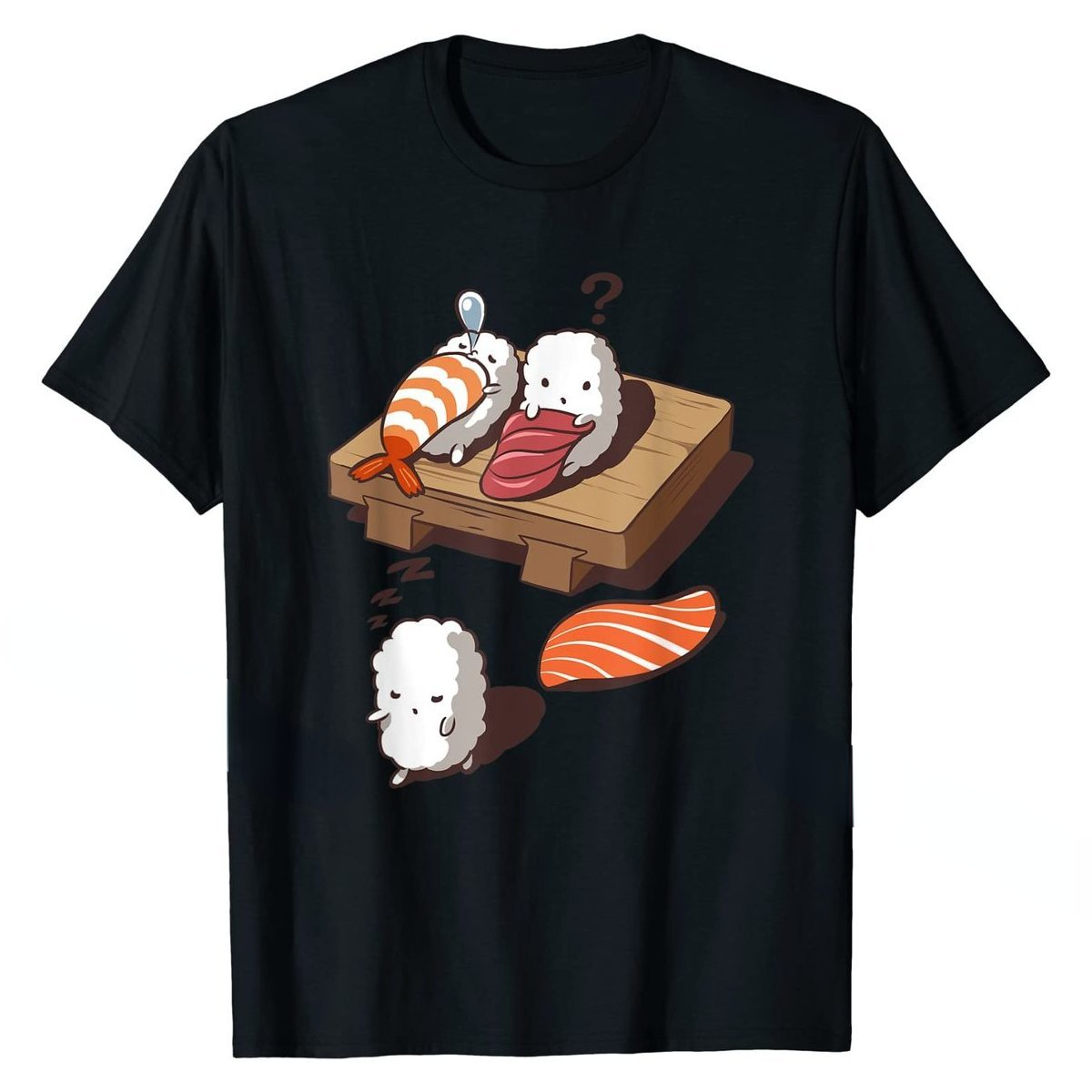 Women'S Fashion Graphic Tees - Lustige japanische Nigiri Sushi Schlafwandeln T-Shirt