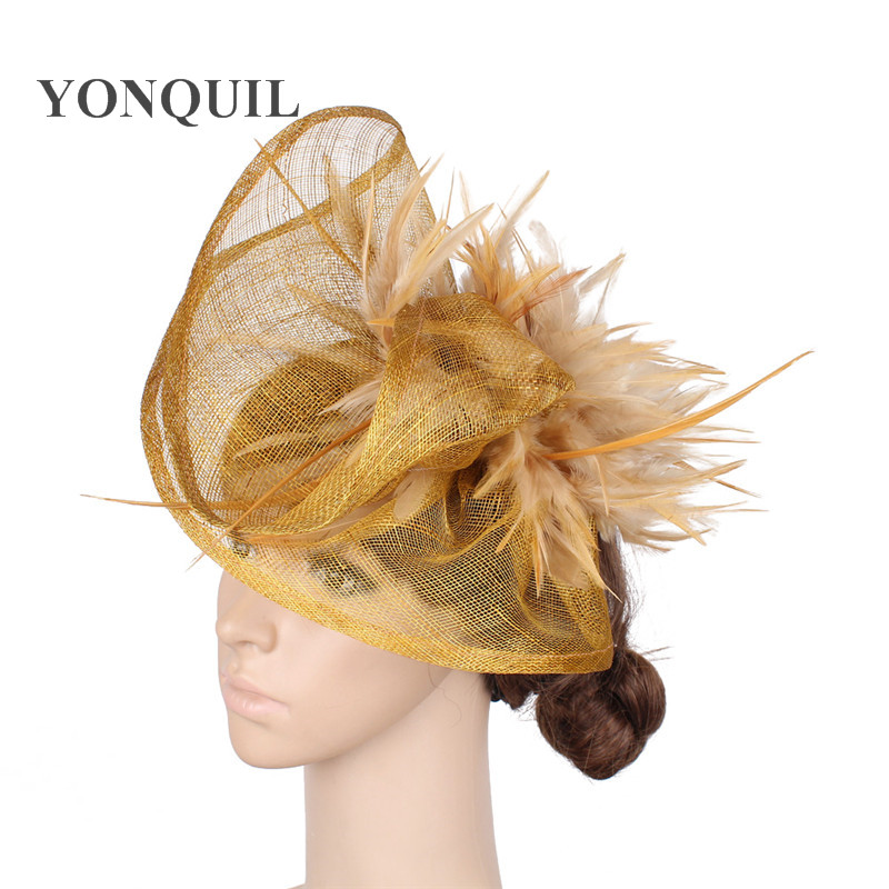 Women'S Fashion Melbourne - Gold Derby Kentucky Millinery Sinamay Fascinator-Stirnband