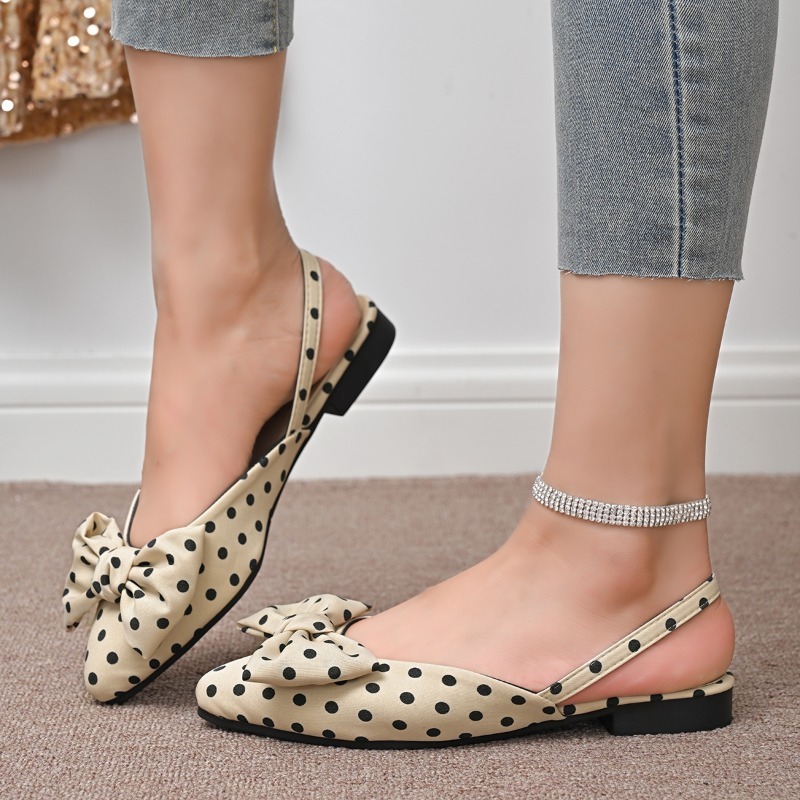 Women Fashion Online - Damen-Sandalen, Sommermode, lässig, spitzer Zehenbereich, Schleife,