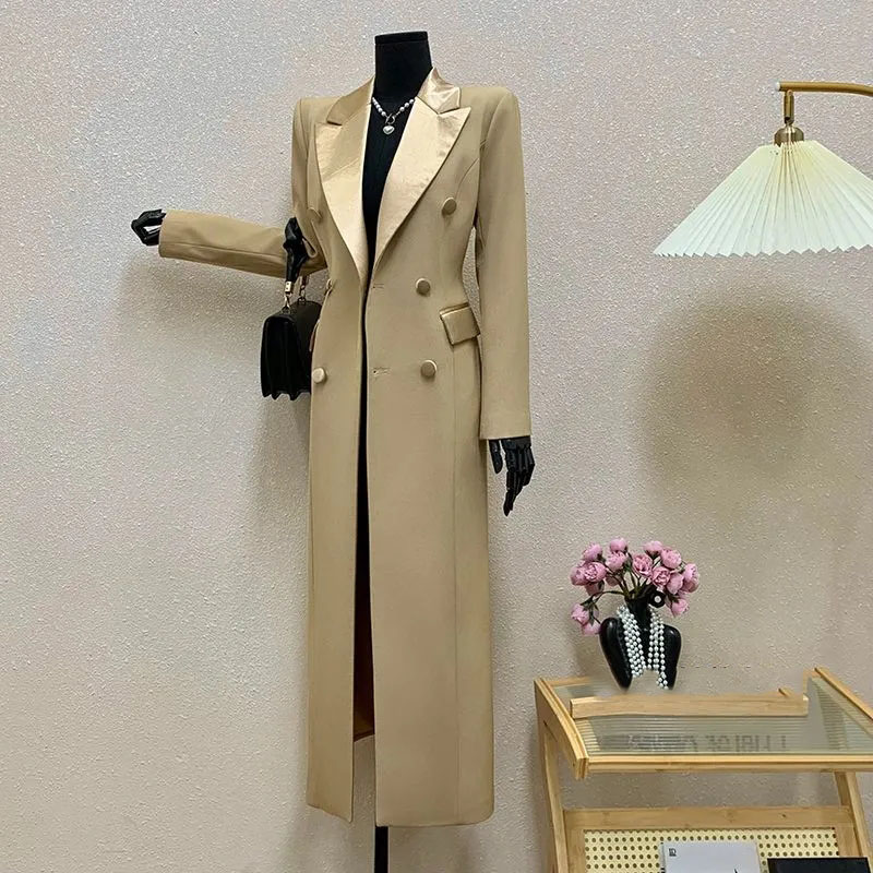 Xl Women'S Fashion - Damenmantel 2025, neue Mode, Damen-Trenchcoat, Frühling,
