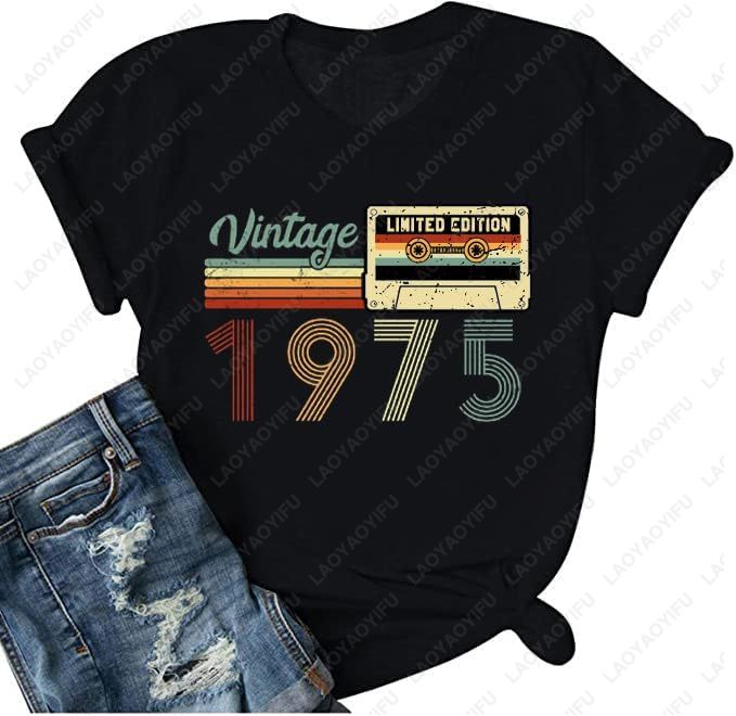 Women'S Fashion In The 70S - Vintage 1975 T-Shirts für Frauen zum