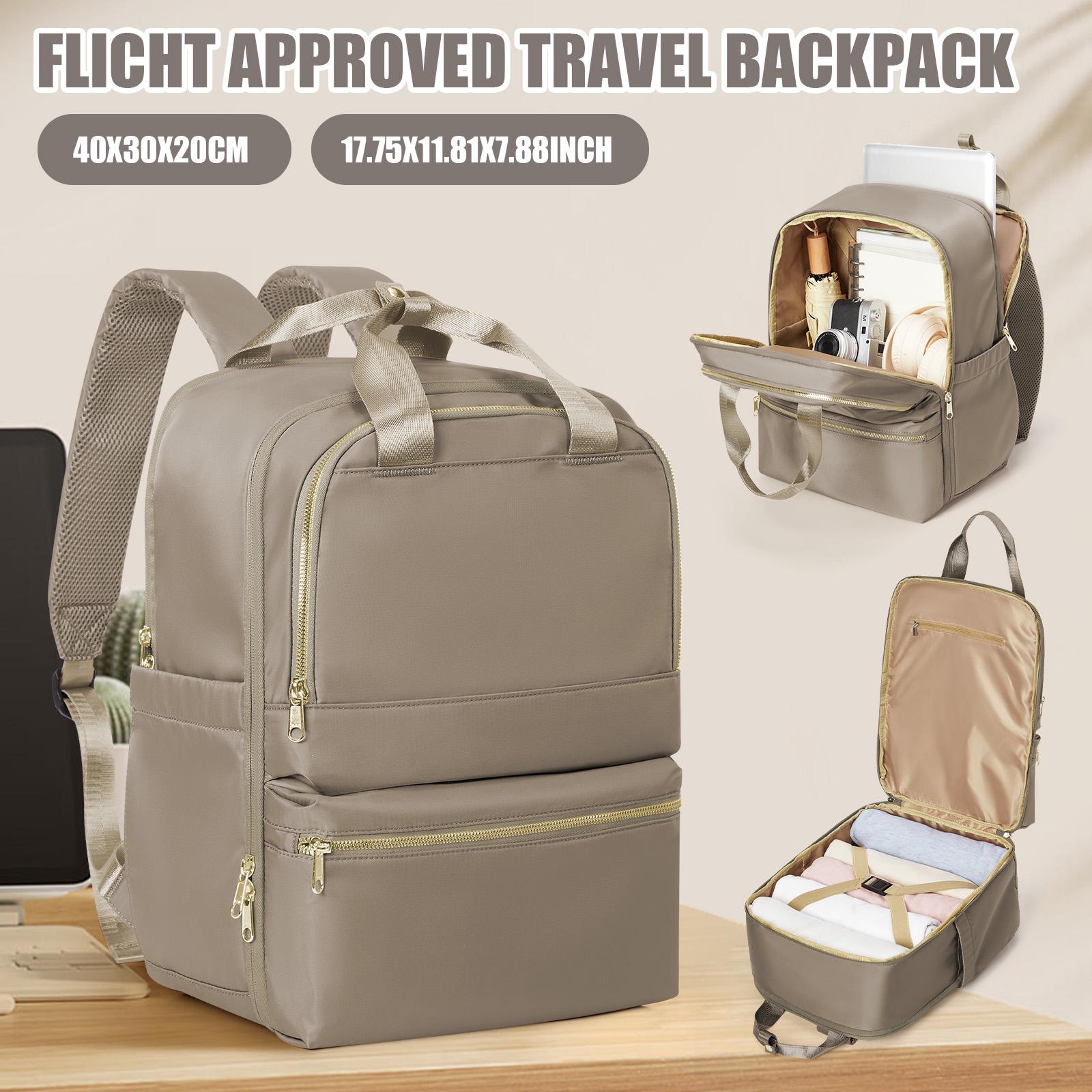 Trend Women Fashion - Ryanair 40x30x20 Reiserucksack für Damen, Lehrer-Chefrucksack,