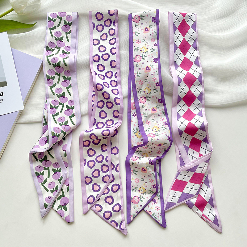 Women Fashion Necktie - Neue Luxus Schmale Kurze Frau Seide