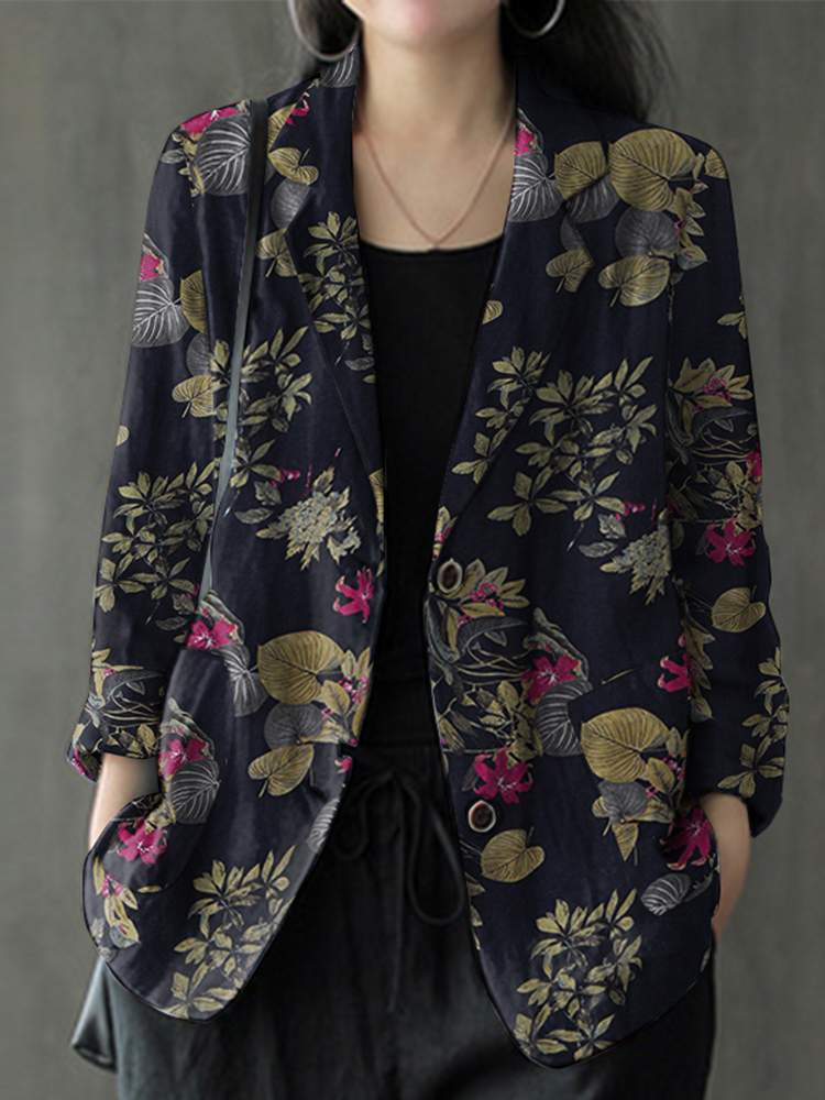 Blazer Women Oversized - Frauen Herbst Blazer 2024, ZANZEA Stilvolle