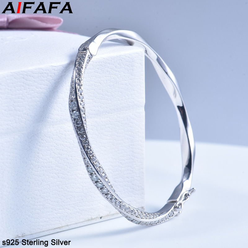 Women'S Fashion Jewellery - S925 Sterling Silber Armreif für Damen