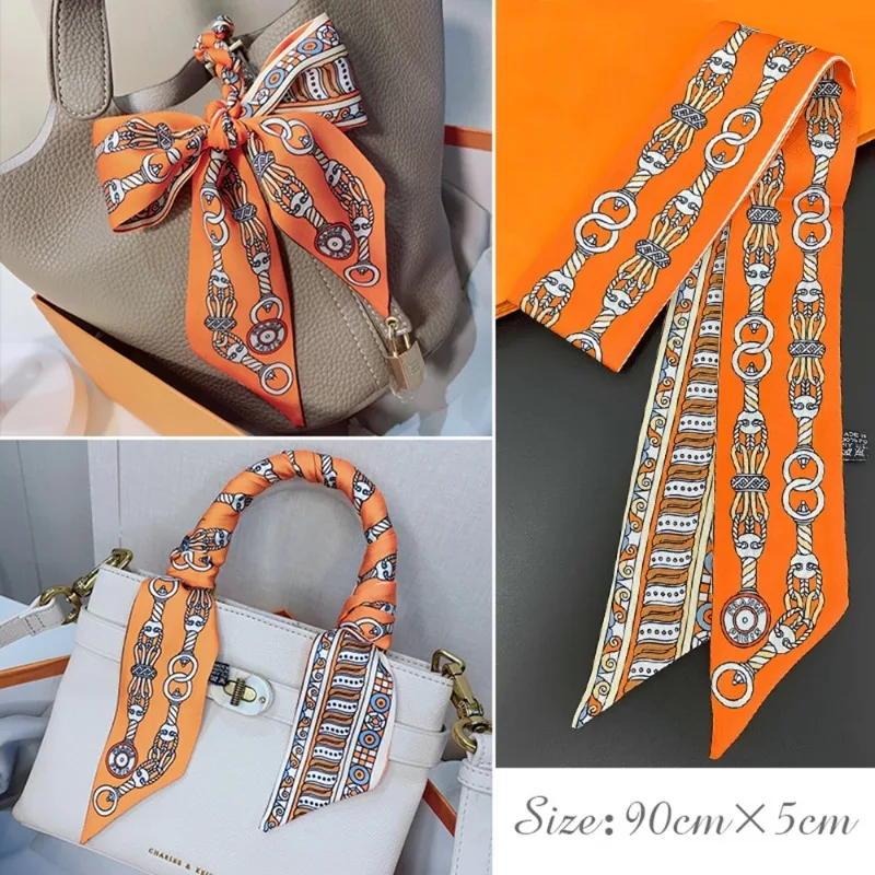Women Fashion Necktie - Mode Dünne Seidenschal für Frauen Mode