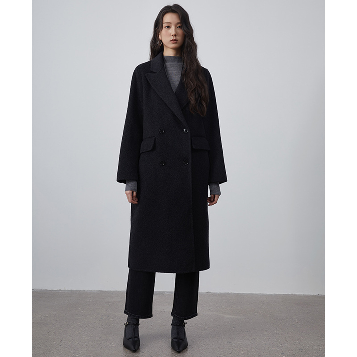Women'S Fashion Jackets - Allingentle Damen-Anzug, langer Blazer, modische Wolljacke
