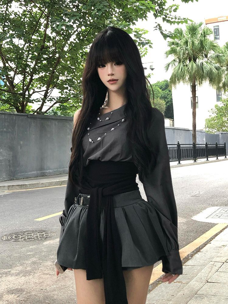 Women'S Y2K Fashion Aesthetic - 2026 Heißes Mädchen Sexy Gothic Slim