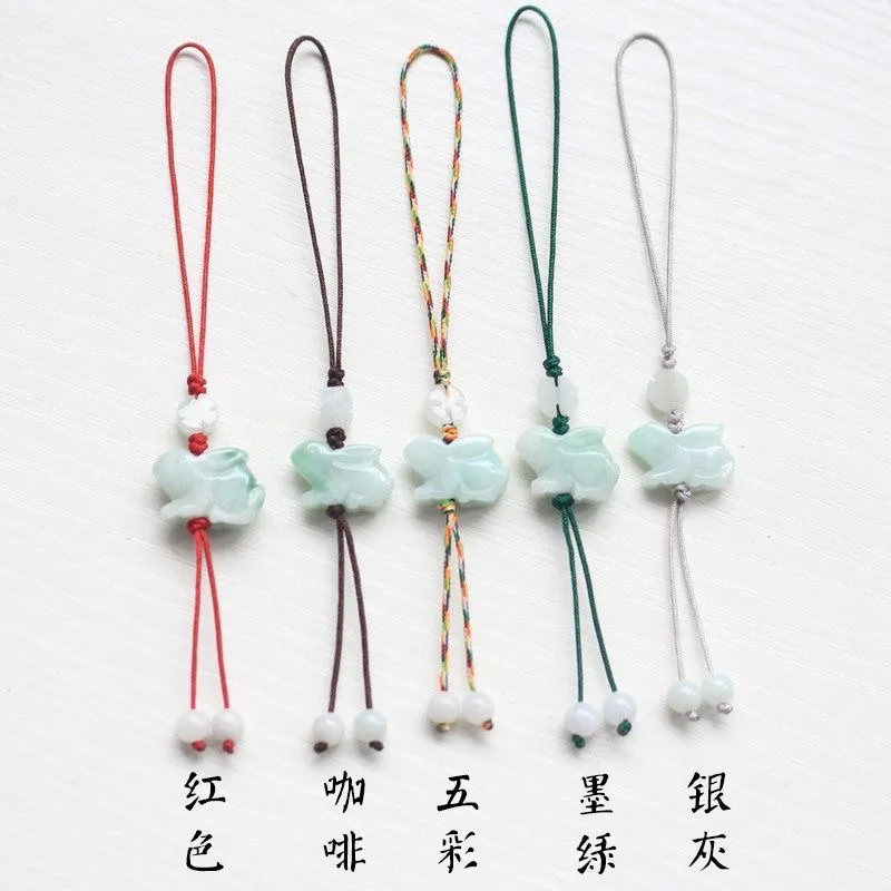 Women'S Fashion Jewellery - Anpassung Natürlicher Smaragd Chinesisches Kaninchen DIY