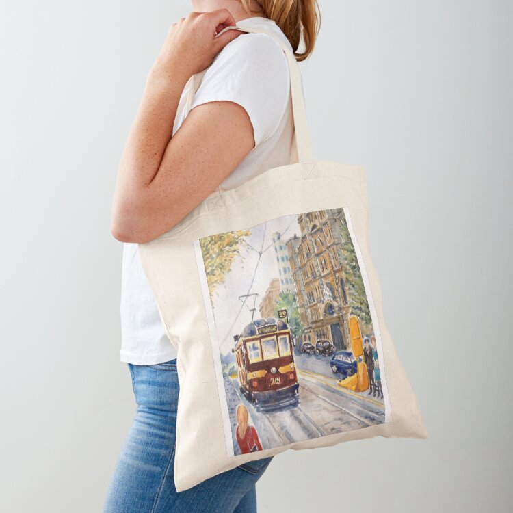 Women'S Fashion Melbourne - Vintage Tram, Melbourne Tragetasche, wiederverwendbare Taschen,