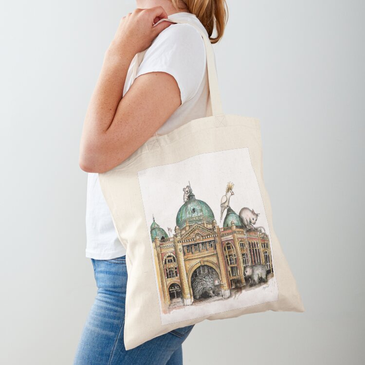 Women'S Fashion Melbourne - Flinders Street Station Melbourne Tragetasche, individuelle