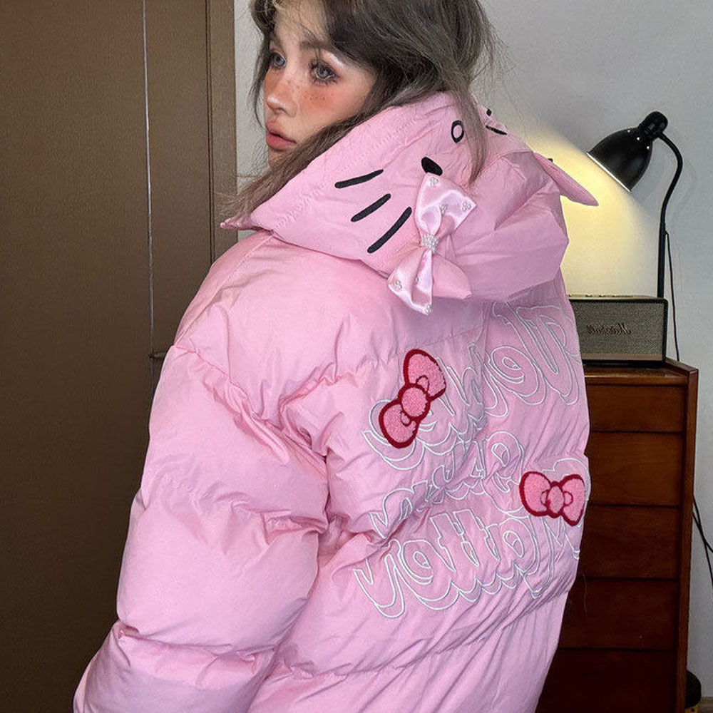 Women'S Fashion Jackets - Hello Kitty Ins Style Süße und