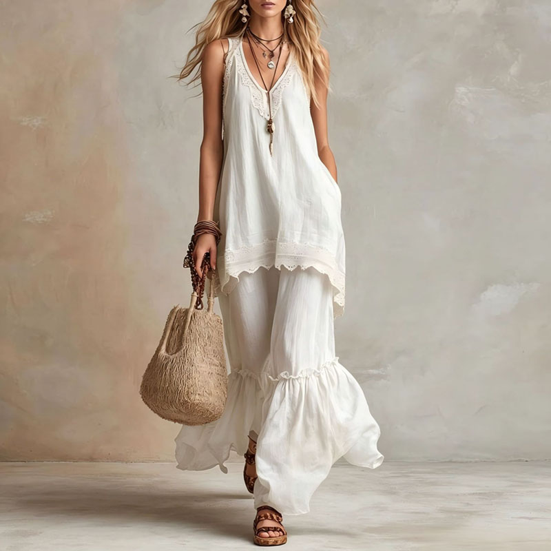 Damen Spitzenbesatz 2-teiliges – Lace Trim Cami Bewertung und Preis