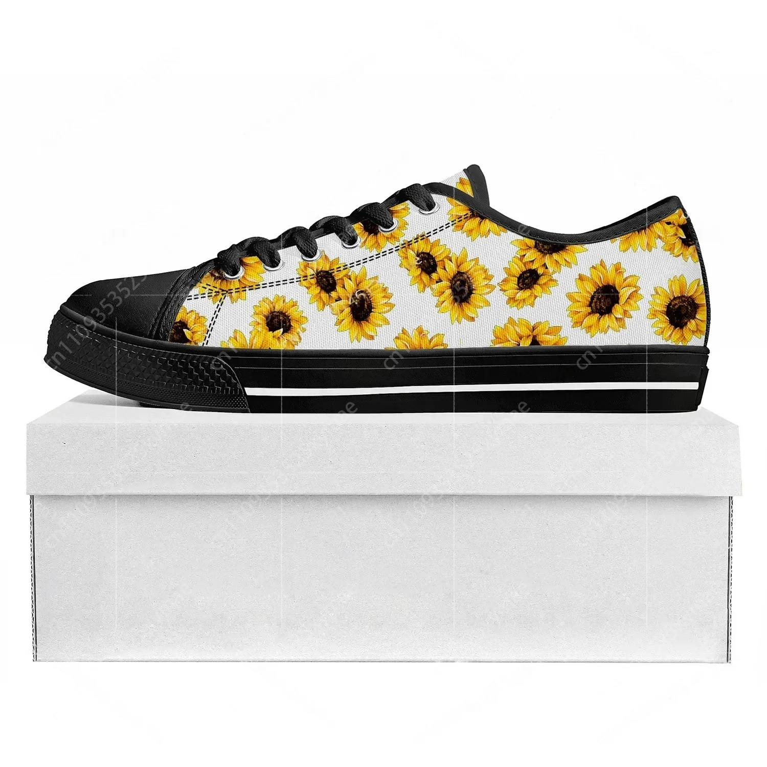 Sonnenblumengelbe Blumen-Sneak – Women'S Yellow Fashion Sneakers Bewertung und Preis