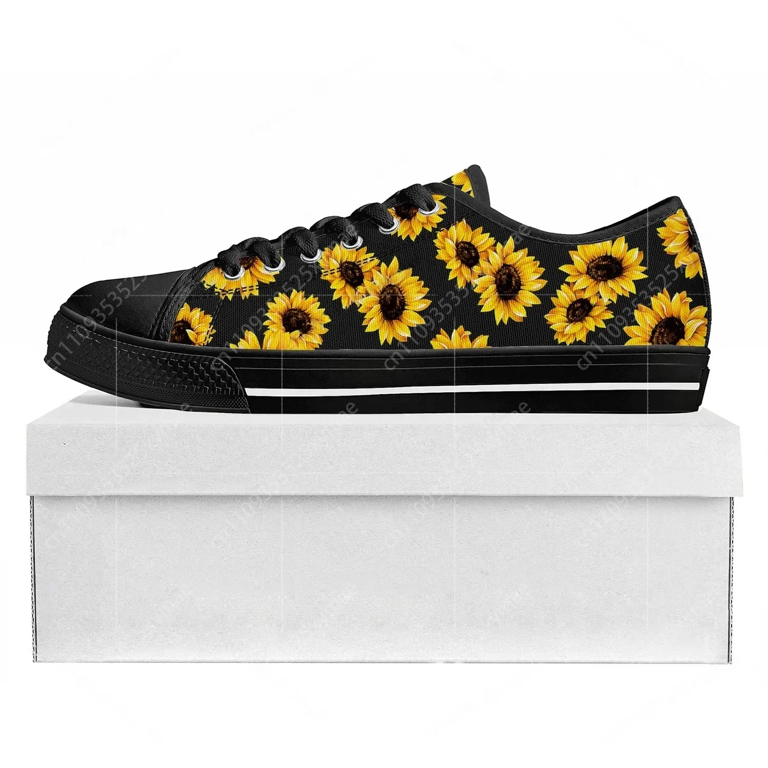 Sonnenblumengelbe Blumen-Sneak – Women'S Yellow Fashion Sneakers Bewertung und Preis