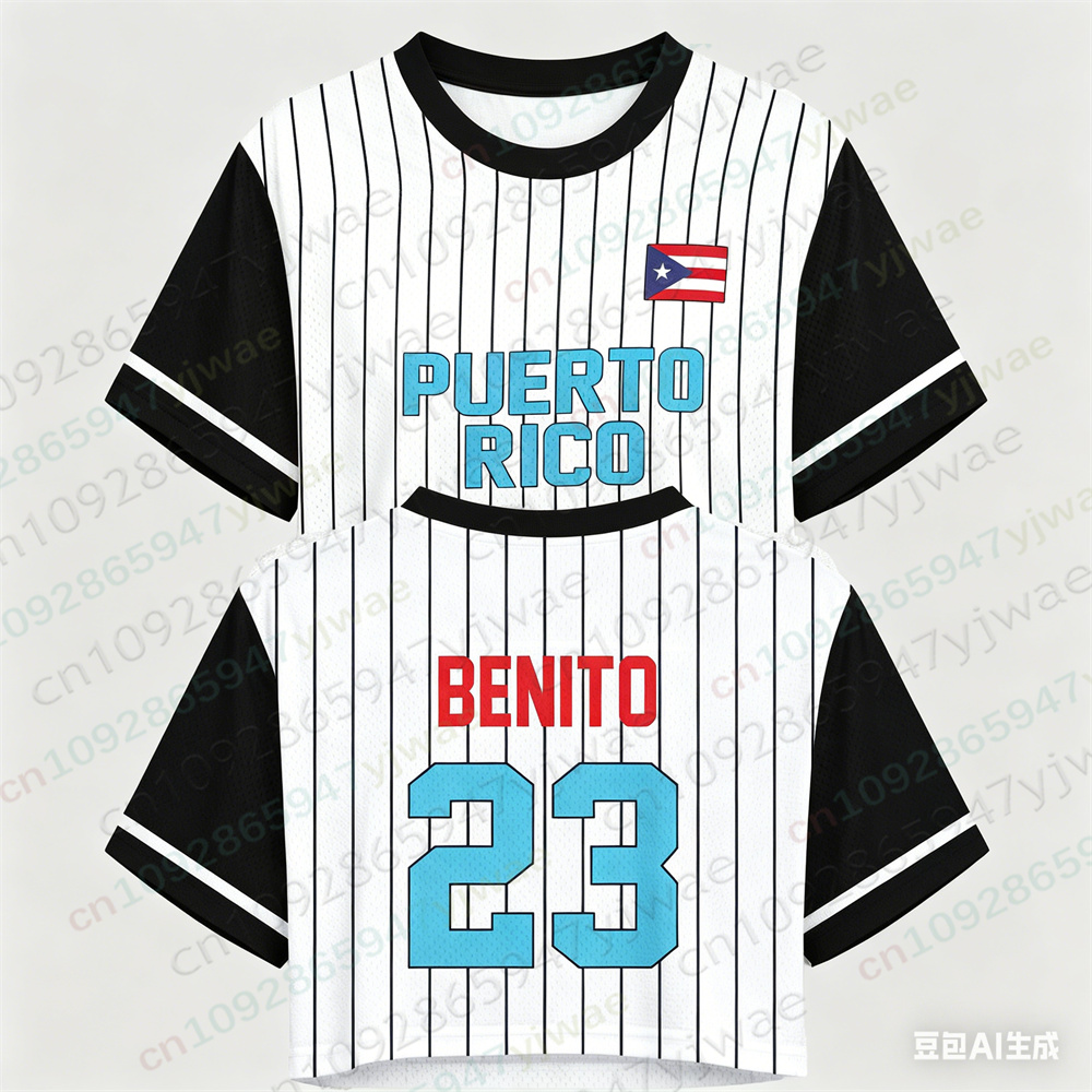 Puerto Rico Crop Top Trikot Pu – Women'S Fashion Rugby Shirt Bewertung und Preis
