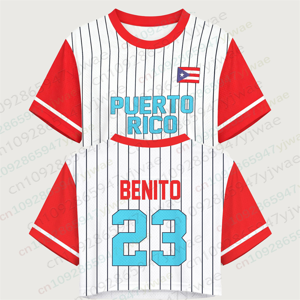 Puerto Rico Crop Top Trikot Pu – Women'S Fashion Rugby Shirt Bewertung und Preis