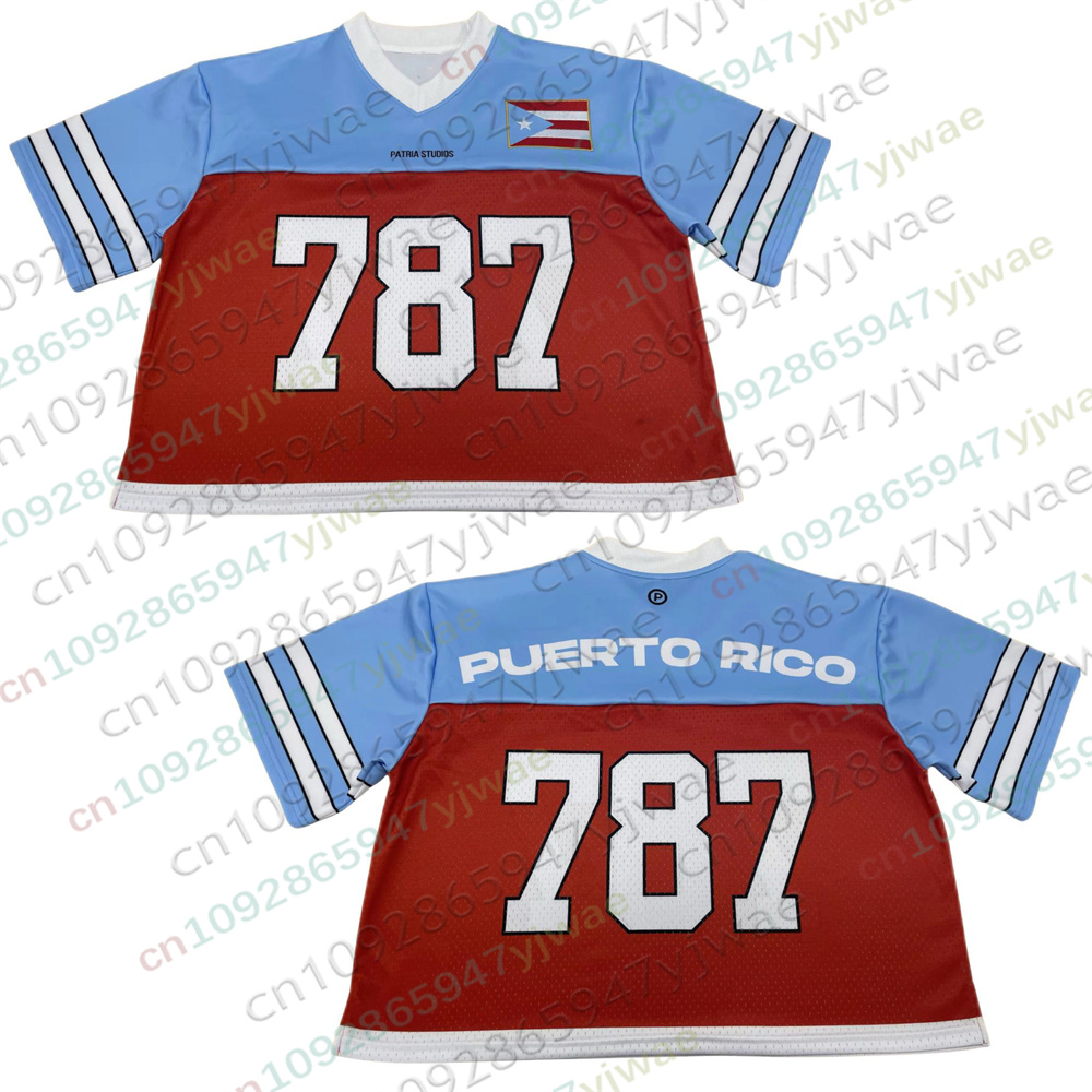Puerto Rico Übergroßes Trikot  – Women'S Fashion Rugby Shirt Bewertung und Preis