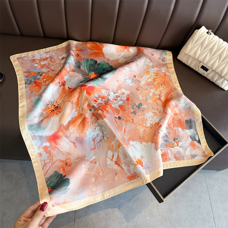 2026 neue Blumen Druck Seide Q – Women Fashion Necktie Bewertung und Preis