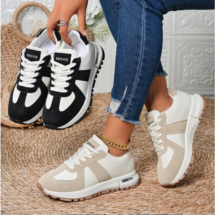 Modische gestreifte Damen-Snea – Women'S Yellow Fashion Sneakers Bewertung und Preis