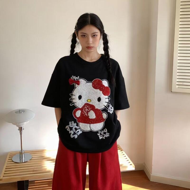 Niedliches Kurzarm-T-Shirt mit – Trend Women Fashion Bewertung und Preis