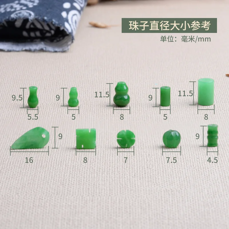 10pc grüne Jade Kürbis Blätter – Women'S Fashion Jewellery Bewertung und Preis