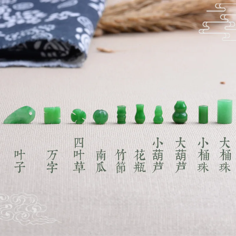 10pc grüne Jade Kürbis Blätter – Women'S Fashion Jewellery Bewertung und Preis