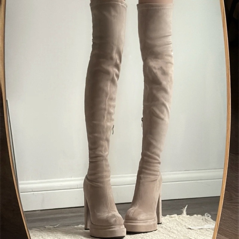 Nachtclub-Mode Damen Overknee- – Women Fashion Online Bewertung und Preis