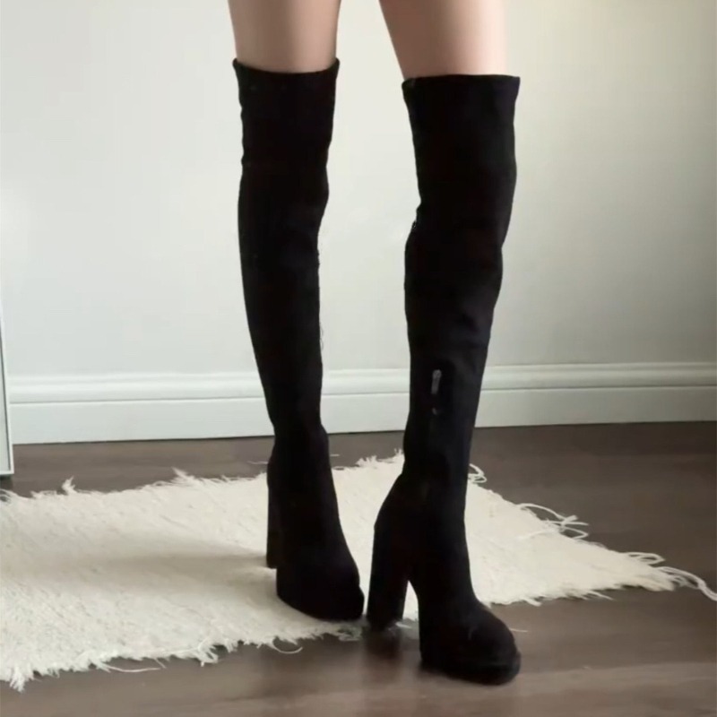 Nachtclub-Mode Damen Overknee- – Women Fashion Online Bewertung und Preis