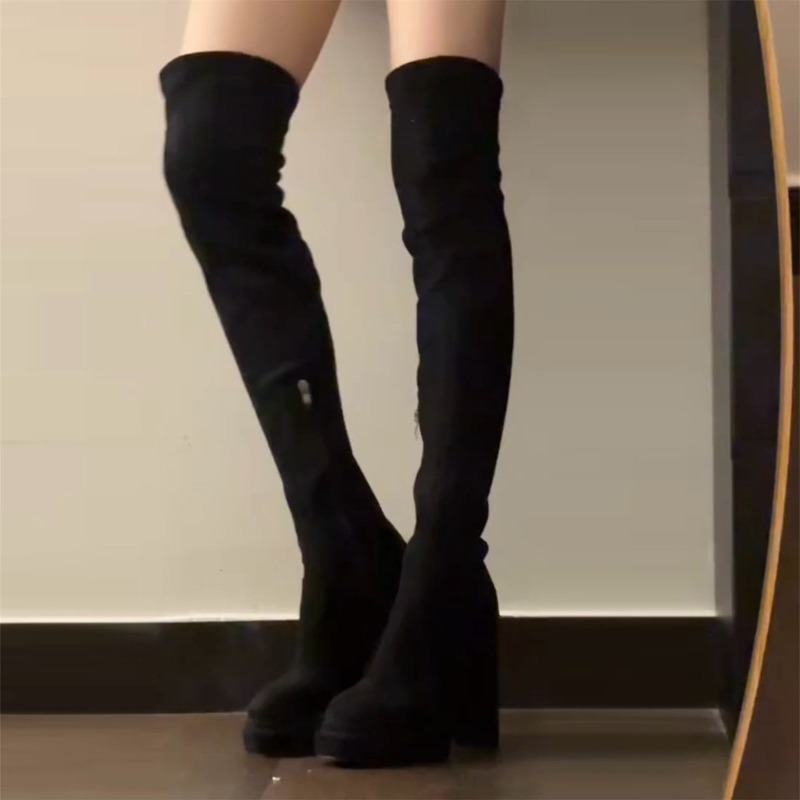 Nachtclub-Mode Damen Overknee- – Women Fashion Online Bewertung und Preis