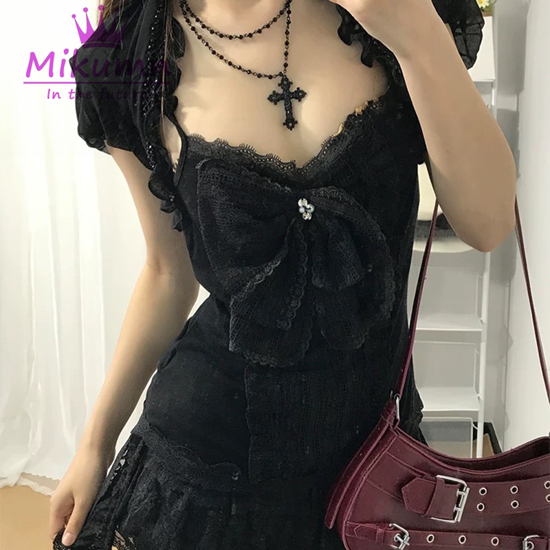 Mikumn Gothic Lolita 3-teilige – Lace Trim Cami Bewertung und Preis