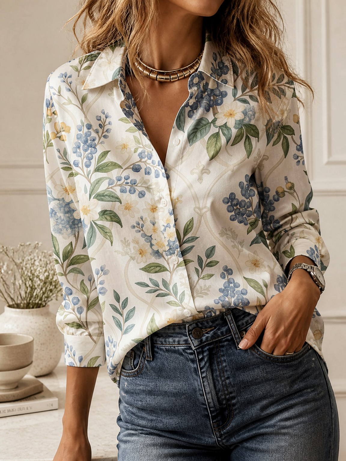 Lässige Allround-Bluse mit Kra – Trend Women Fashion Bewertung und Preis