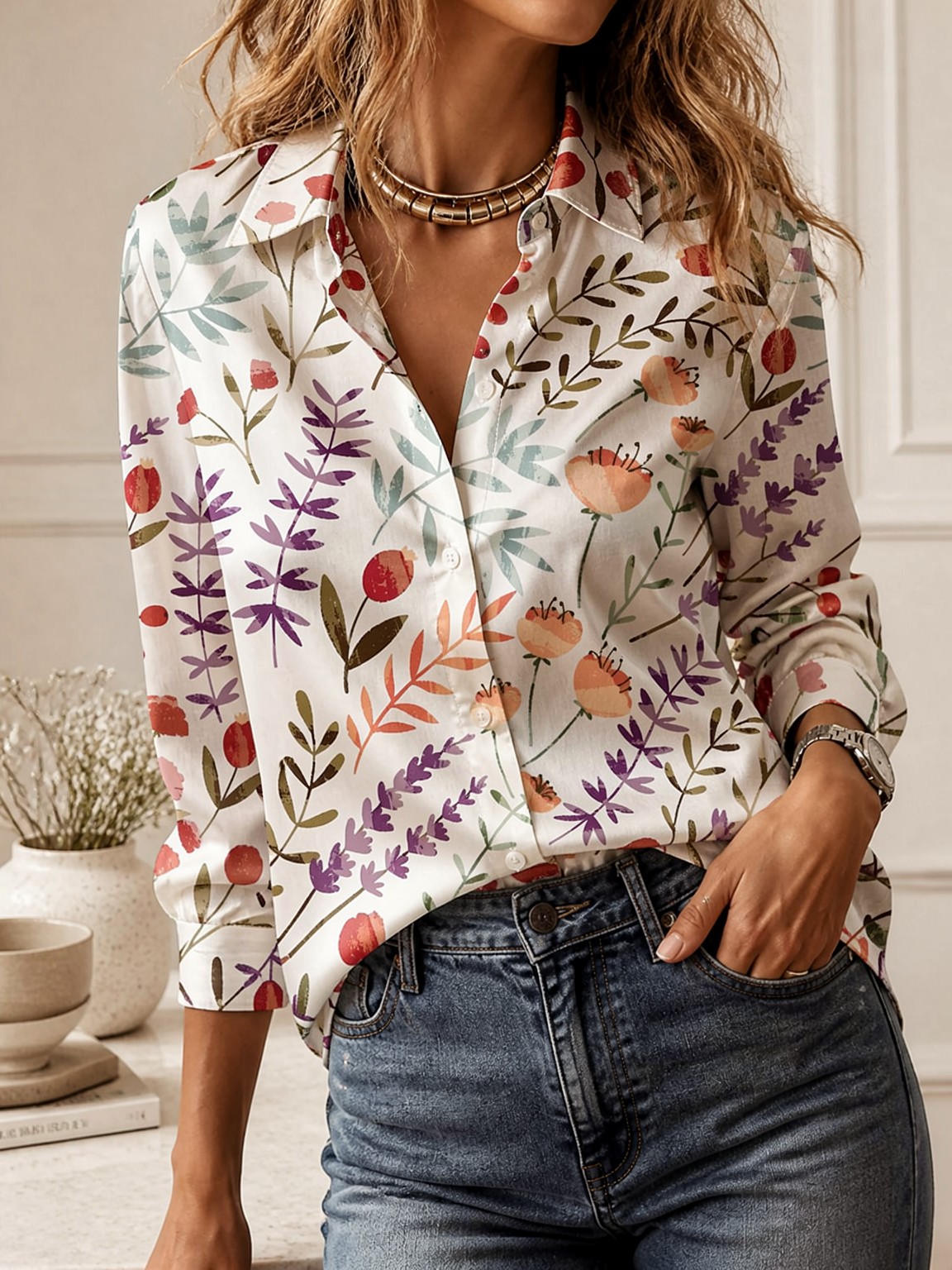 Lässige Allround-Bluse mit Kra – Trend Women Fashion Bewertung und Preis