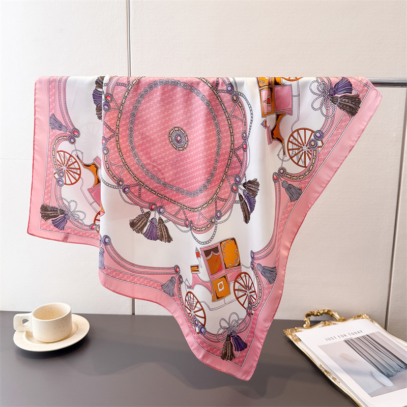 Luxuriöser bedruckter Seidensc – Women Fashion Necktie Bewertung und Preis