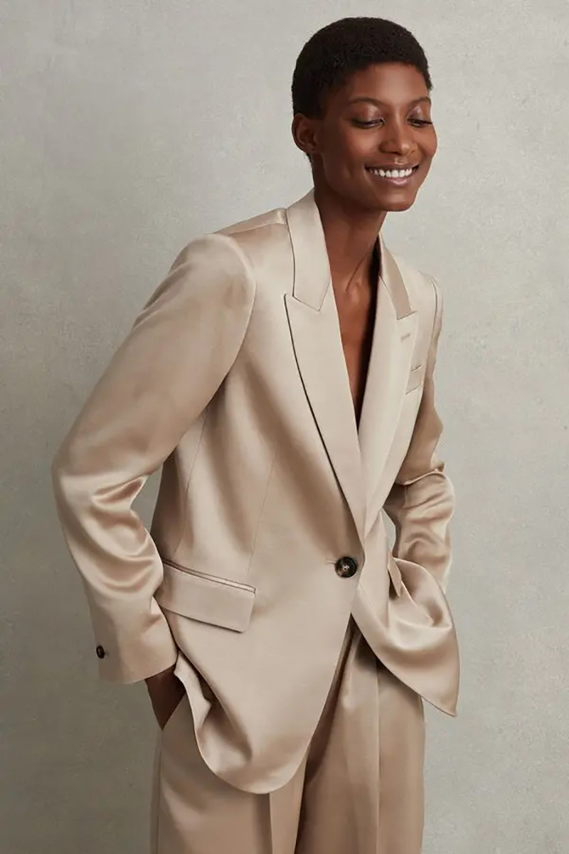 Allingentle Seidensatin Damena – Blazer Women Oversized Bewertung und Preis