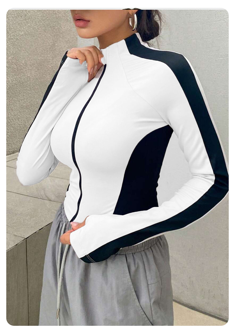 Yoga-Kleidung, Jacke mit Stehk – Trend Women Fashion Bewertung und Preis