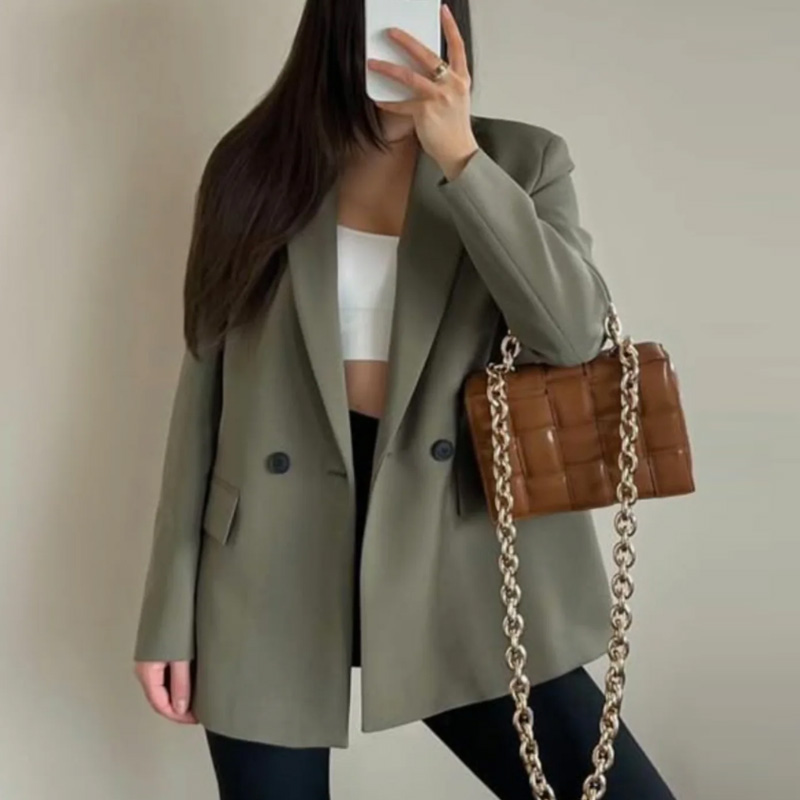 HXAO Damen-Blazer, Frühling, B – Blazer Women Oversized Bewertung und Preis