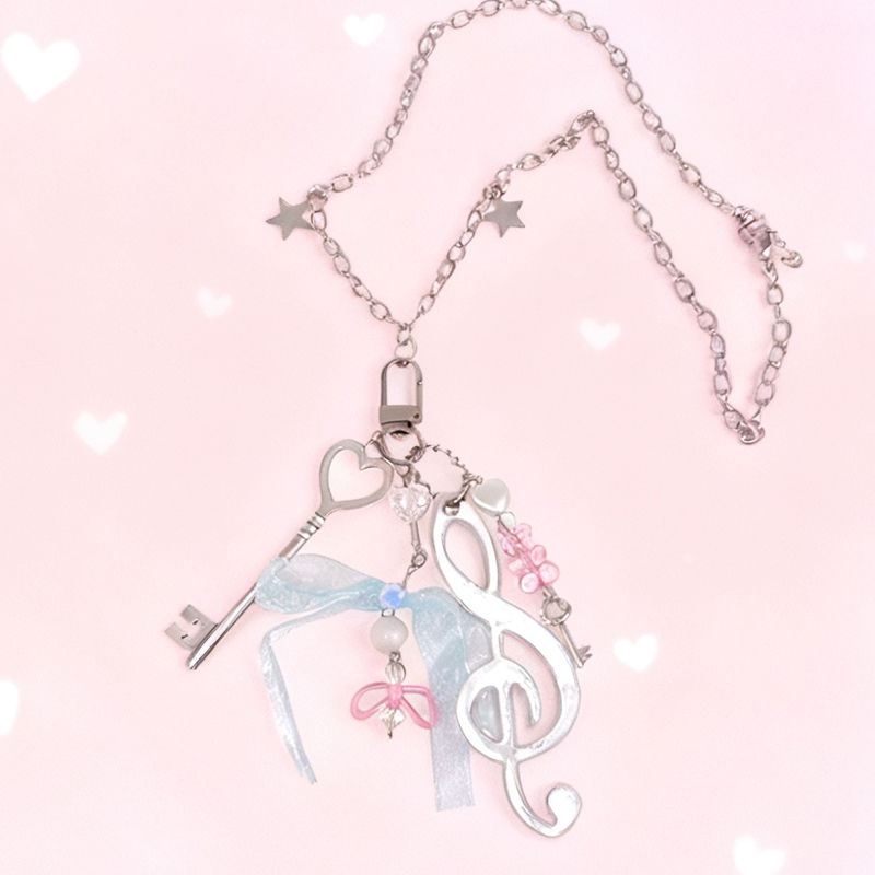 Y2K Schmuck Hinweis Bär Schlei – Women'S Y2K Fashion Aesthetic Bewertung und Preis
