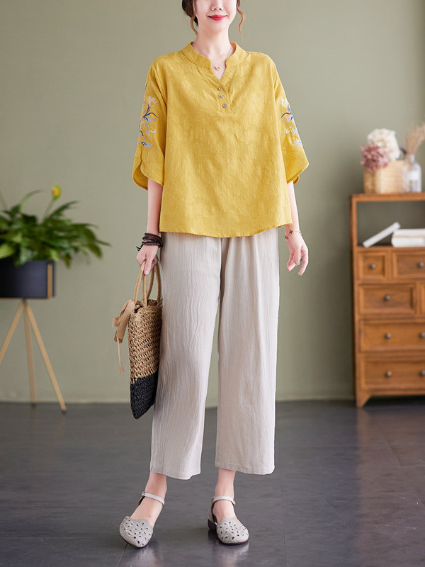 Elegantes besticktes Baumwoll- – Women Fashion Over The Years Bewertung und Preis
