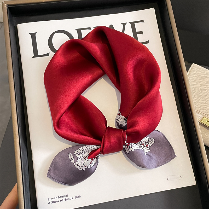 2024 Luxus druck Seide Schal F – Women Fashion Necktie Bewertung und Preis