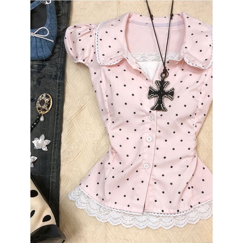 Kimotimo Süßes Polka-Dot Kurza – Women'S Y2K Fashion Aesthetic Bewertung und Preis