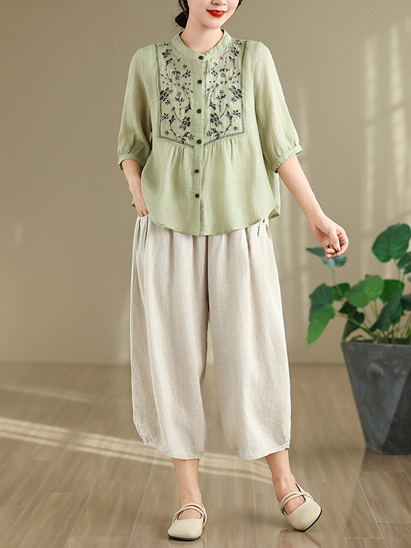 Modisches Baumwoll-Leinen-Set  – Women Fashion Over The Years Bewertung und Preis