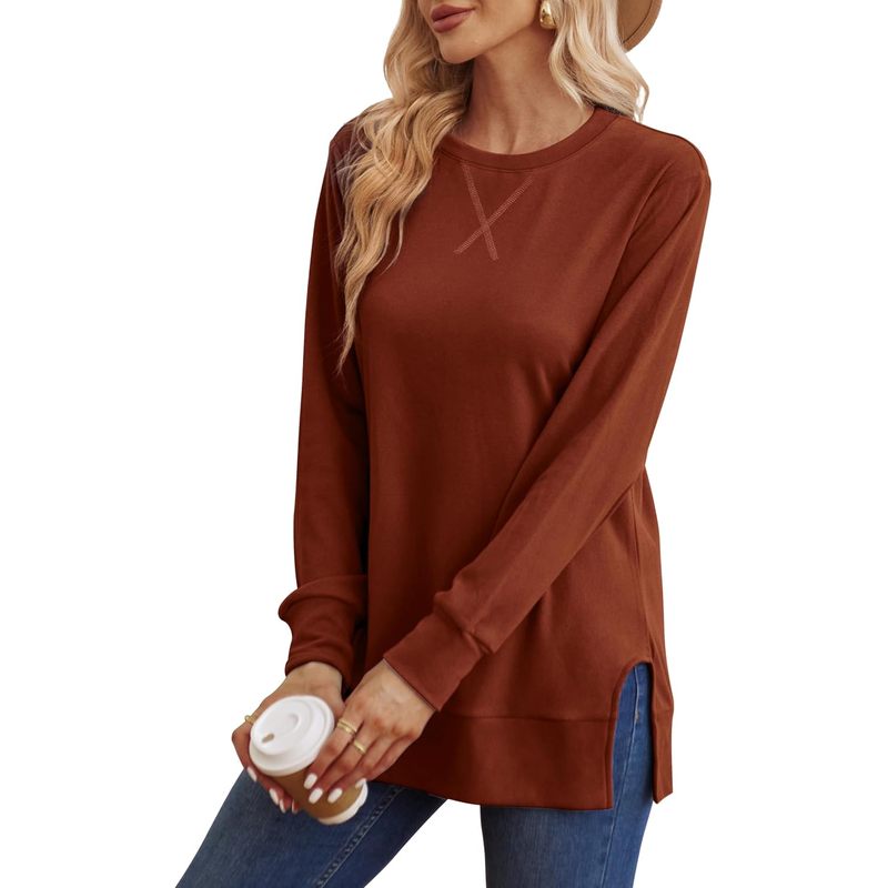 Damen-Sweatshirt mit Seitensch – Women Fashion Open Now Bewertung und Preis