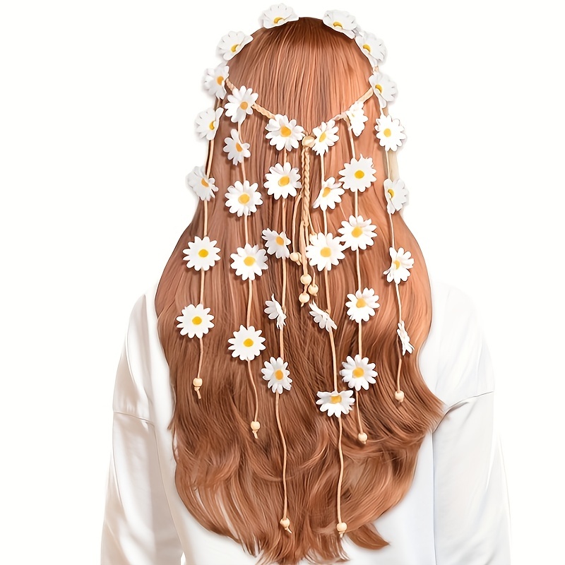 Blumen-Hippie-Stirnband, Blume – Women'S Fashion In The 70S Bewertung und Preis