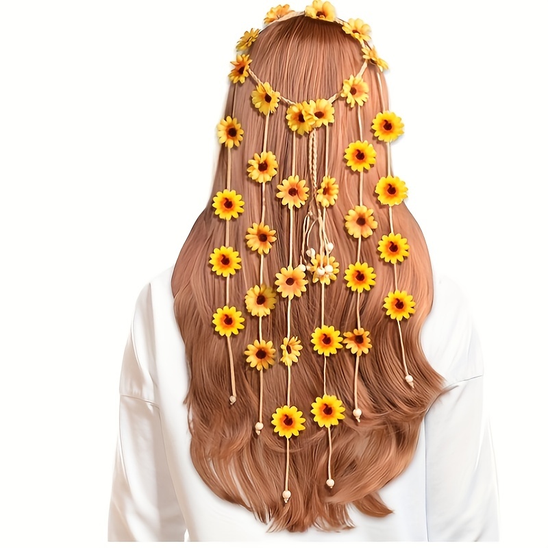 Blumen-Hippie-Stirnband, Blume – Women'S Fashion In The 70S Bewertung und Preis